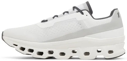 On Cloudmonster “White Black”