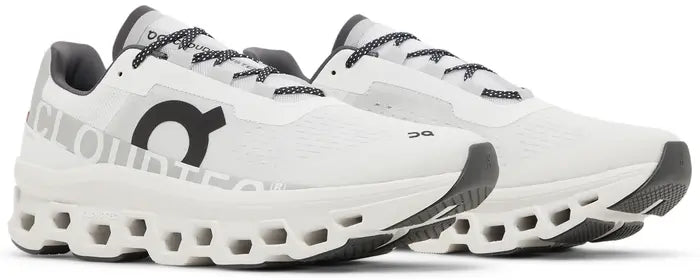 On Cloudmonster “White Black”